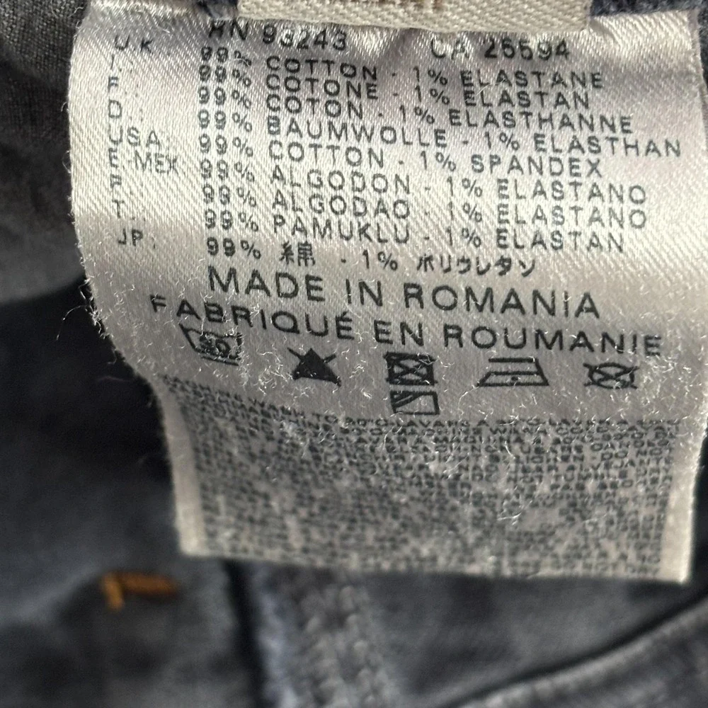 Diesel IAKOP Jeans Mens 30x32 Blue Regular Slim Tapered Stretch‎ Grunge